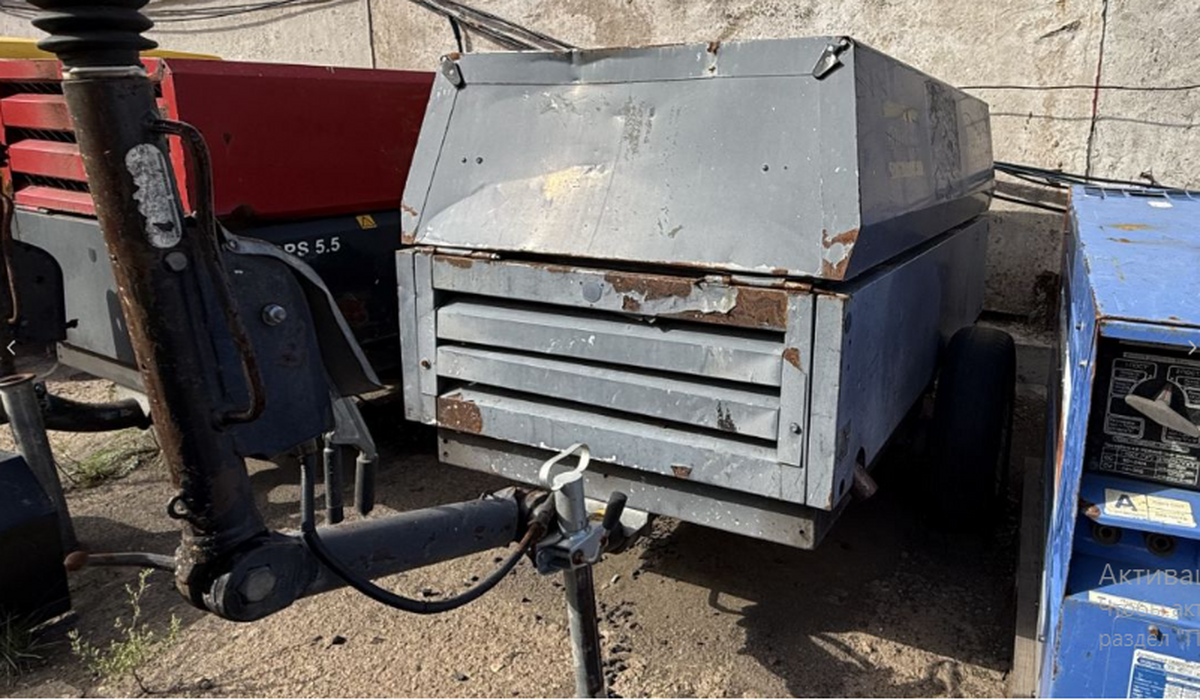 Дизельный компрессор Atlas Copco XAS 185  5 м3/мин, 7 бар, б/у